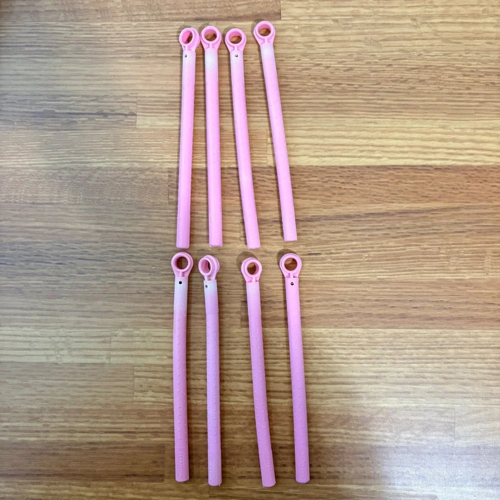 Conair Hot Sticks HS19 Flexible Curler Rollers Purple Pink 20 Count Vintage Used